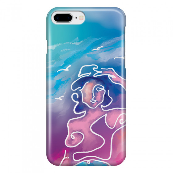 APPLE - iPhone 8 Plus - 3D Snap Case - Lady With Seagulls