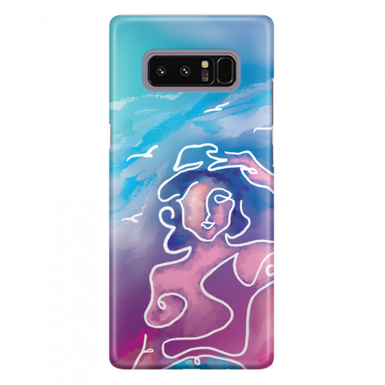 SAMSUNG - Galaxy Note 8 - 3D Snap Case - Lady With Seagulls