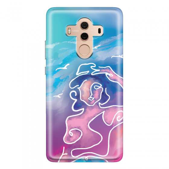 HUAWEI - Mate 10 Pro - Soft Clear Case - Lady With Seagulls