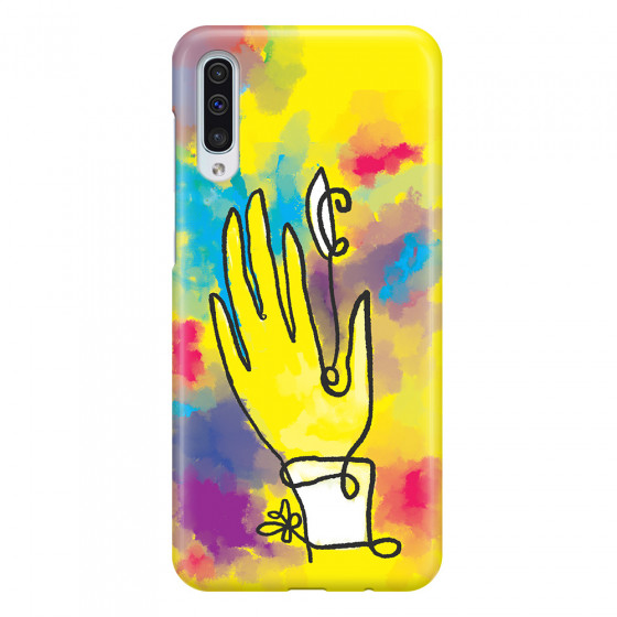 SAMSUNG - Galaxy A70 - 3D Snap Case - Abstract Hand Paint