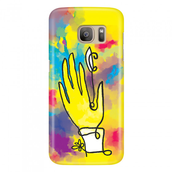SAMSUNG - Galaxy S7 - 3D Snap Case - Abstract Hand Paint