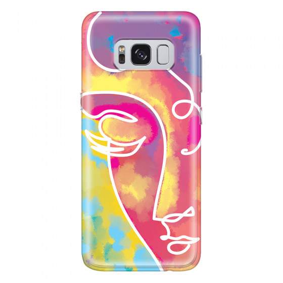 SAMSUNG - Galaxy S8 Plus - Soft Clear Case - Amphora Girl