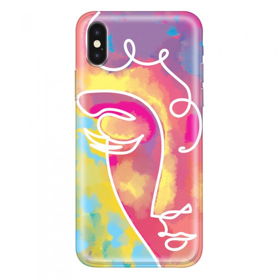 APPLE - iPhone XS - Soft Clear Case - Amphora Girl