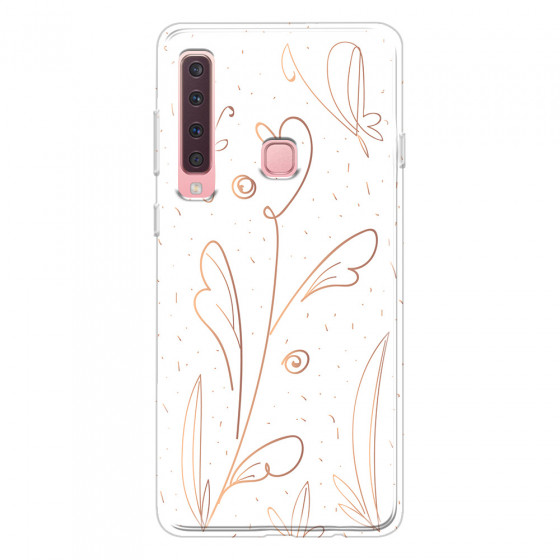 SAMSUNG - Galaxy A9 2018 - Soft Clear Case - Flowers In Style