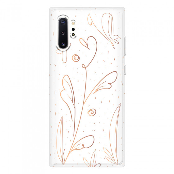 SAMSUNG - Galaxy Note 10 Plus - Soft Clear Case - Flowers In Style