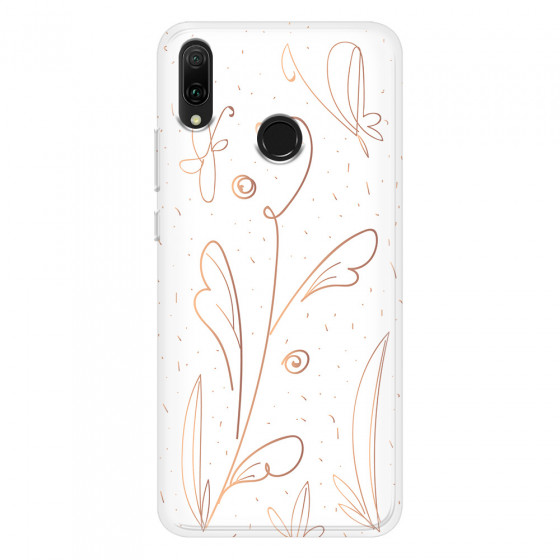 HUAWEI - Y9 2019 - Soft Clear Case - Flowers In Style