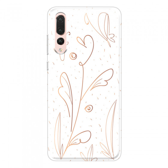 HUAWEI - P20 Pro - Soft Clear Case - Flowers In Style