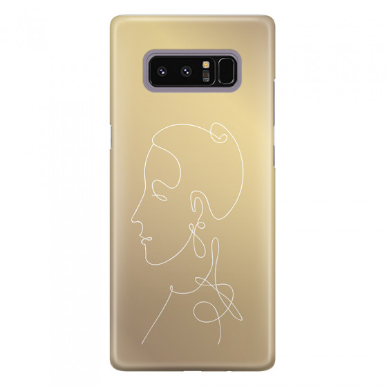 SAMSUNG - Galaxy Note 8 - 3D Snap Case - Golden Lady