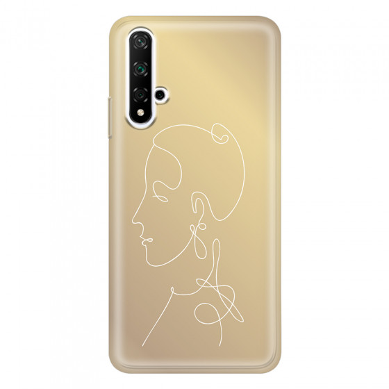 HONOR - Honor 20 - Soft Clear Case - Golden Lady