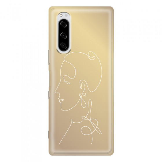 SONY - Sony Xperia 5 - Soft Clear Case - Golden Lady