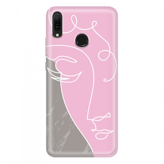 HUAWEI - Y9 2019 - Soft Clear Case - Miss Pink