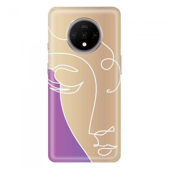 ONEPLUS - OnePlus 7T - Soft Clear Case - Miss Rose Gold