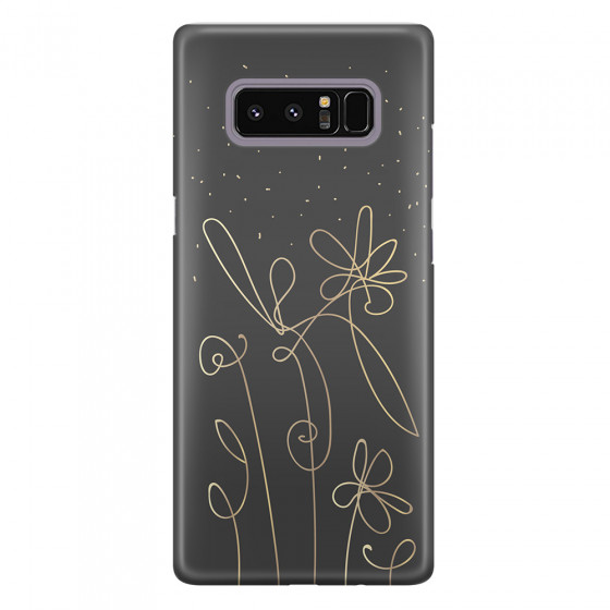 SAMSUNG - Galaxy Note 8 - 3D Snap Case - Midnight Flowers