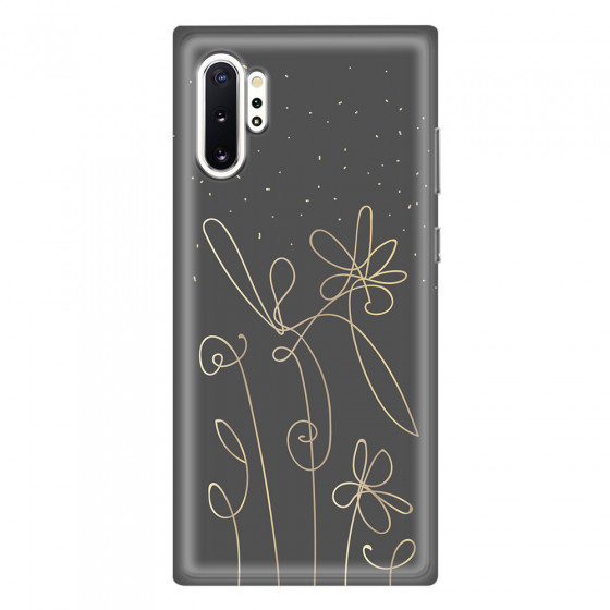SAMSUNG - Galaxy Note 10 Plus - Soft Clear Case - Midnight Flowers