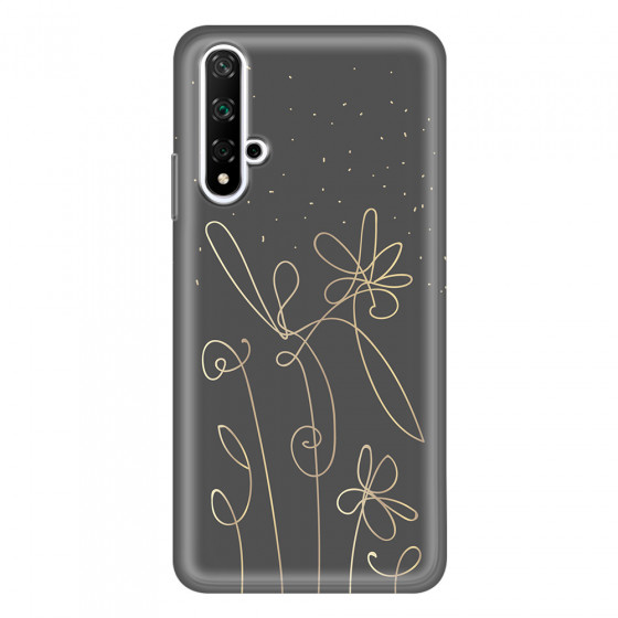 HONOR - Honor 20 - Soft Clear Case - Midnight Flowers