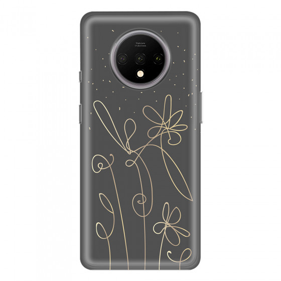 ONEPLUS - OnePlus 7T - Soft Clear Case - Midnight Flowers