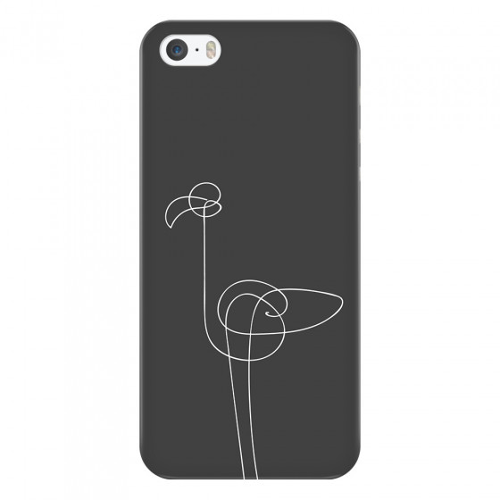 APPLE - iPhone 5S/SE - 3D Snap Case - Flamingo Drawing