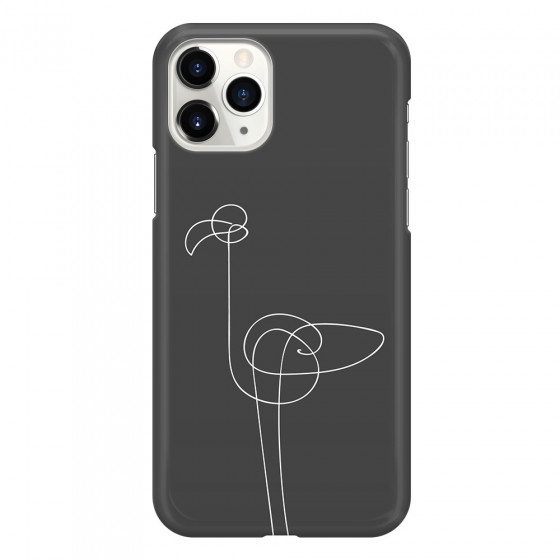 APPLE - iPhone 11 Pro Max - 3D Snap Case - Flamingo Drawing
