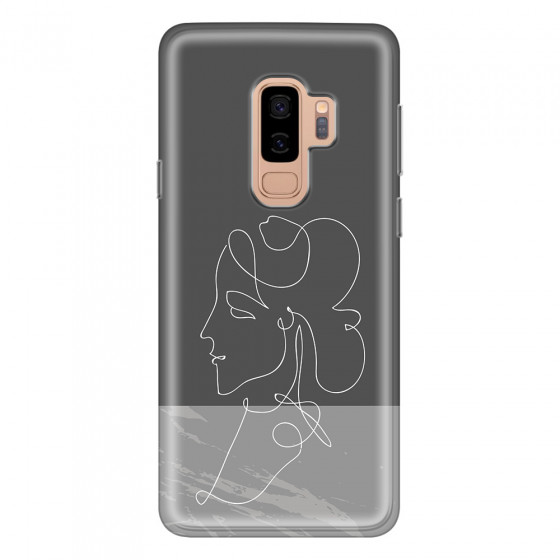 SAMSUNG - Galaxy S9 Plus 2018 - Soft Clear Case - Miss Marble