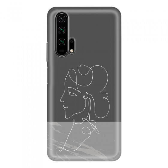HONOR - Honor 20 Pro - Soft Clear Case - Miss Marble