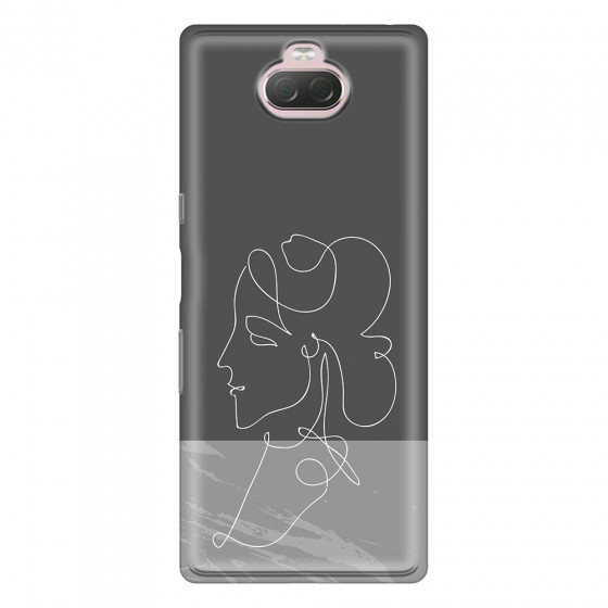 SONY - Sony Xperia 10 - Soft Clear Case - Miss Marble