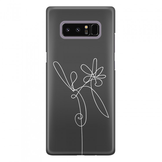 SAMSUNG - Galaxy Note 8 - 3D Snap Case - Flower In The Dark