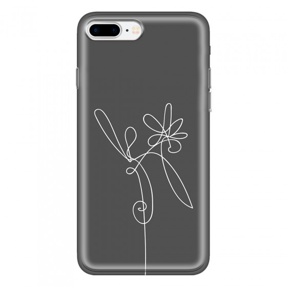 APPLE - iPhone 7 Plus - Soft Clear Case - Flower In The Dark