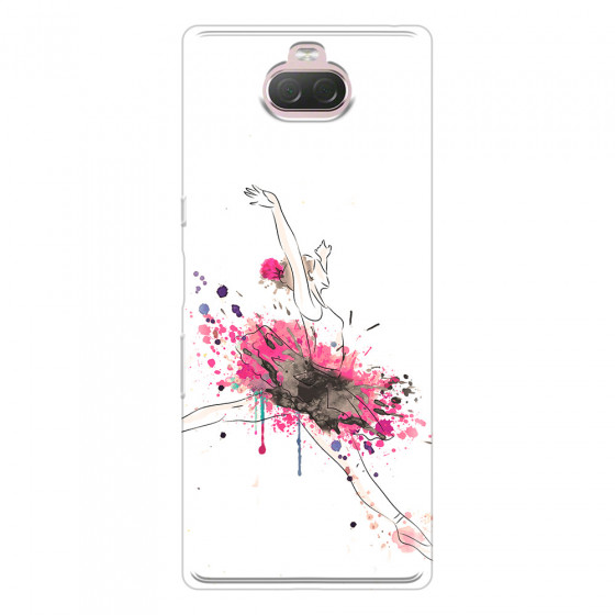 SONY - Sony Xperia 10 - Soft Clear Case - Ballerina