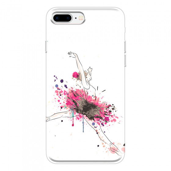 APPLE - iPhone 7 Plus - Soft Clear Case - Ballerina