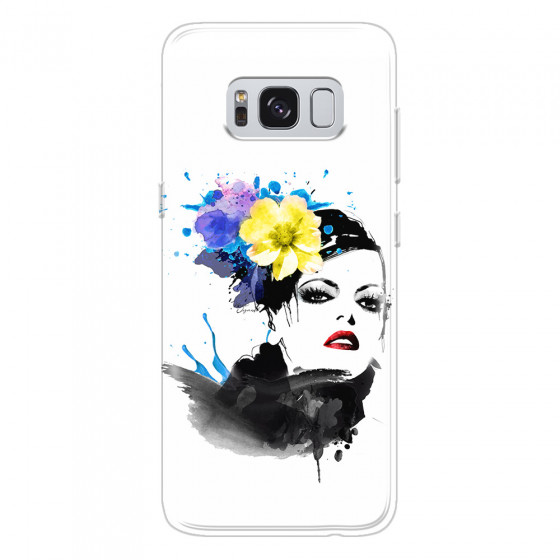 SAMSUNG - Galaxy S8 - Soft Clear Case - Floral Beauty
