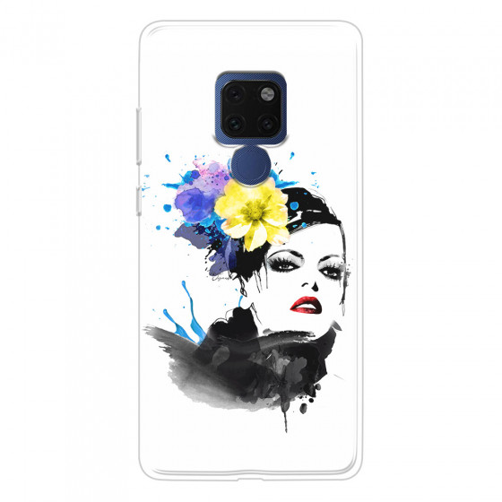 HUAWEI - Mate 20 - Soft Clear Case - Floral Beauty