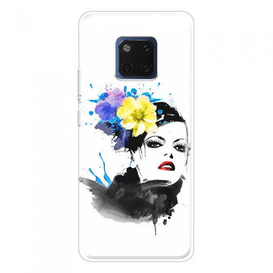 HUAWEI - Mate 20 Pro - Soft Clear Case - Floral Beauty