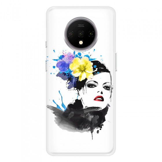 ONEPLUS - OnePlus 7T - Soft Clear Case - Floral Beauty