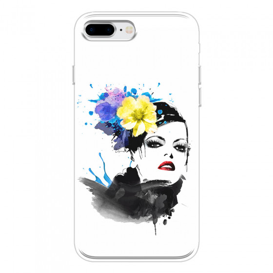 APPLE - iPhone 8 Plus - Soft Clear Case - Floral Beauty