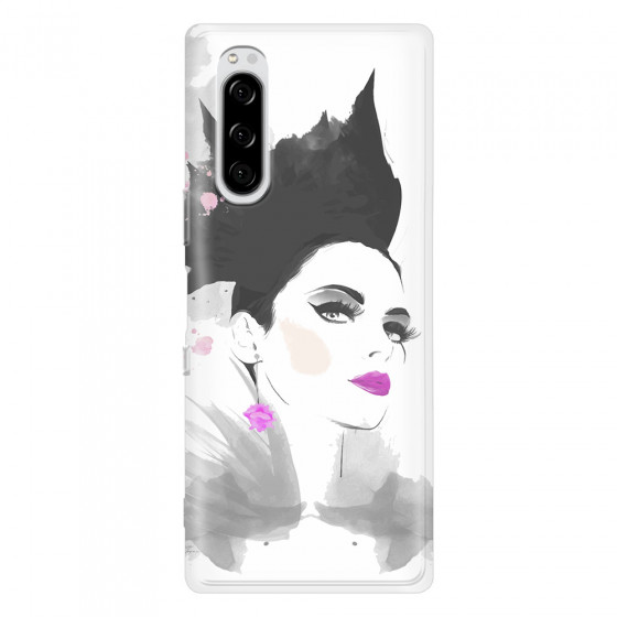 SONY - Sony Xperia 5 - Soft Clear Case - Pink Lips