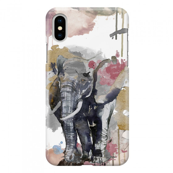 APPLE - iPhone XS - 3D Snap Case - Elephant