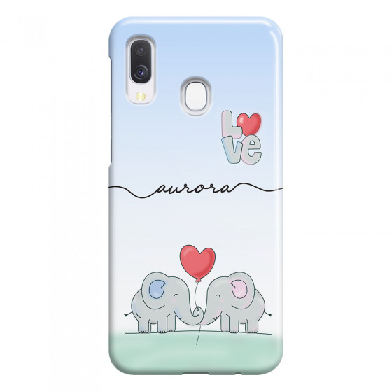 SAMSUNG - Galaxy A40 - 3D Snap Case - Elephants in Love