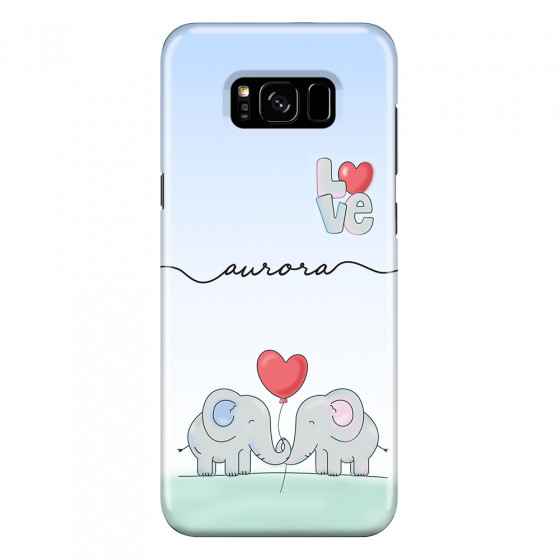 SAMSUNG - Galaxy S8 Plus - 3D Snap Case - Elephants in Love