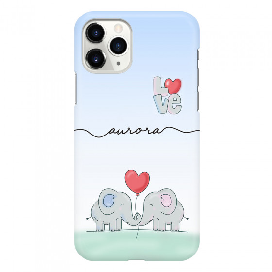 APPLE - iPhone 11 Pro - 3D Snap Case - Elephants in Love