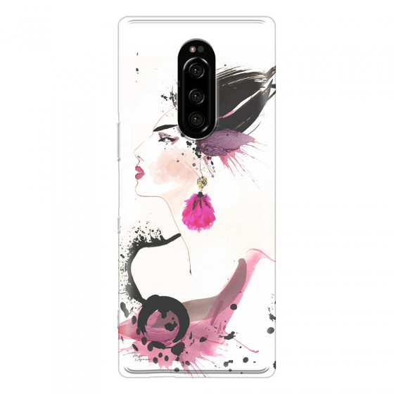 SONY - Sony Xperia 1 - Soft Clear Case - Japanese Style