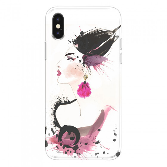 APPLE - iPhone XS - Soft Clear Case - Japanese Style