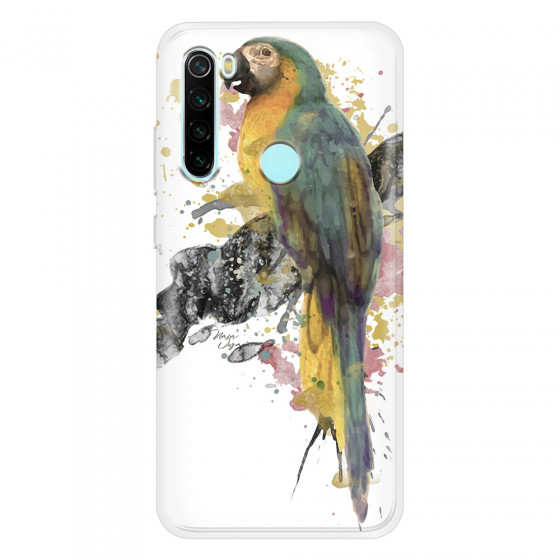 XIAOMI - Redmi Note 8 - Soft Clear Case - Parrot