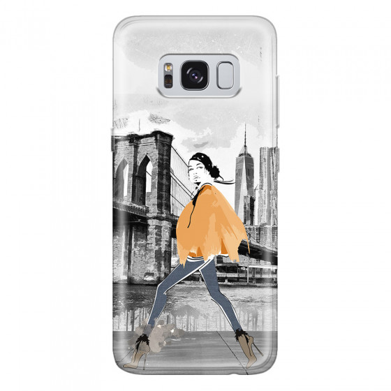 SAMSUNG - Galaxy S8 Plus - Soft Clear Case - The New York Walk
