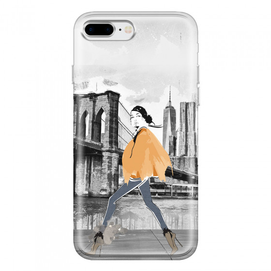 APPLE - iPhone 8 Plus - Soft Clear Case - The New York Walk