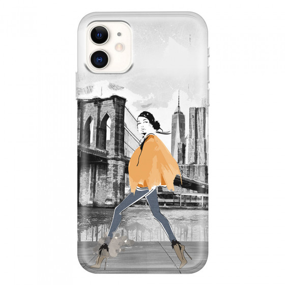 APPLE - iPhone 11 - Soft Clear Case - The New York Walk