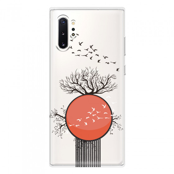SAMSUNG - Galaxy Note 10 Plus - Soft Clear Case - Bird Flight