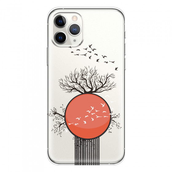 APPLE - iPhone 11 Pro - Soft Clear Case - Bird Flight