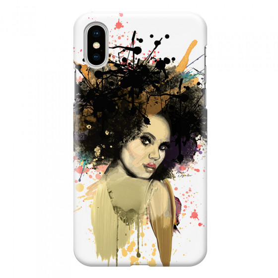 APPLE - iPhone XS - 3D Snap Case - We love Afro