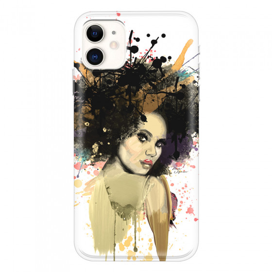 APPLE - iPhone 11 - Soft Clear Case - We love Afro