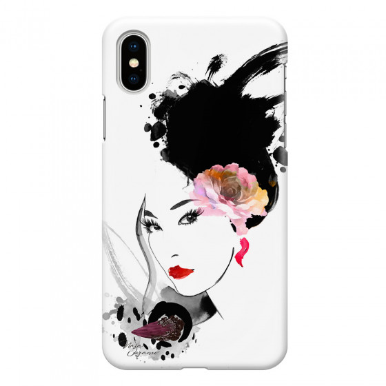 APPLE - iPhone XS - 3D Snap Case - Black Beauty